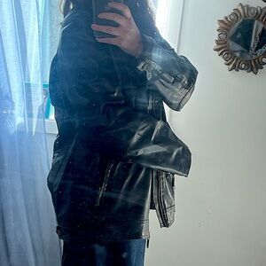 Cute leather coat of 1932